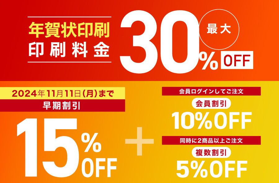 年賀状じまい 2024 甘酸っぱい 10枚入り 私製 印刷済み